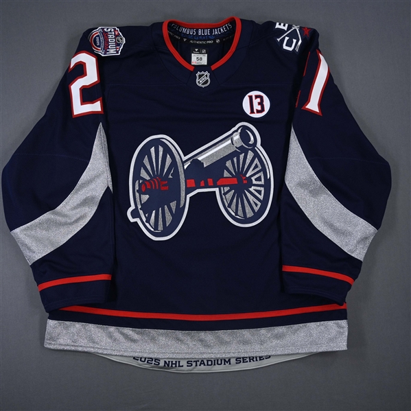 James van Riemsdyk - Navy Photo Shoot-Worn Jersey - 2025 Stadium Series